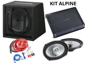  PROMO012 - Kit completo de car audio marca Alpine