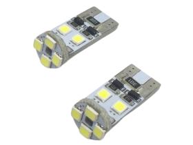 Lycka LKLP101 - Pareja Bombillas Led T10 Can Bus 8led 2835smd 12v