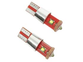 Lycka LKLP118 - Pareja Bombillas Led Canbus T10 Cree 3 Led 12v