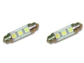 Lycka LKLP403 - Pareja Bombillas Led Festoom 24v 36mm 3led