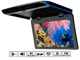 CORVY in-car electronics MT-1560HD - Monitor de techo extraplano de 15,6"