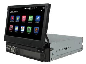 Lycka LKAND1DIN - Sistema Multimedia Motorizada Android 10+Carplay/A